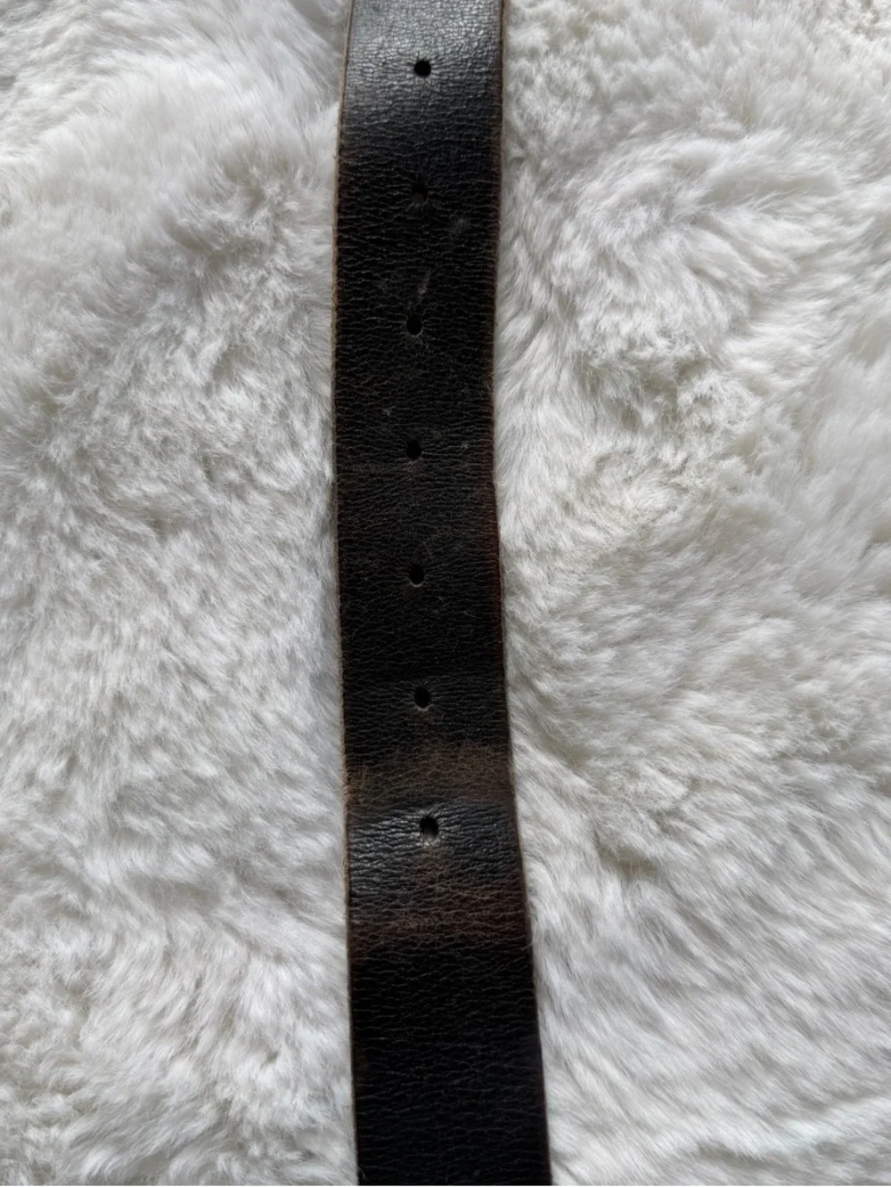Abercrombie Kids Leather Belt Size 5–8 Brown Distressed Vintage